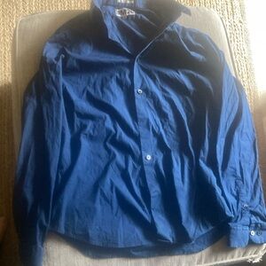 Blue Button-Up Shirt